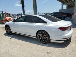 AUDI S8 2020 white  gas WAU8SAF83LN010428 photo #3