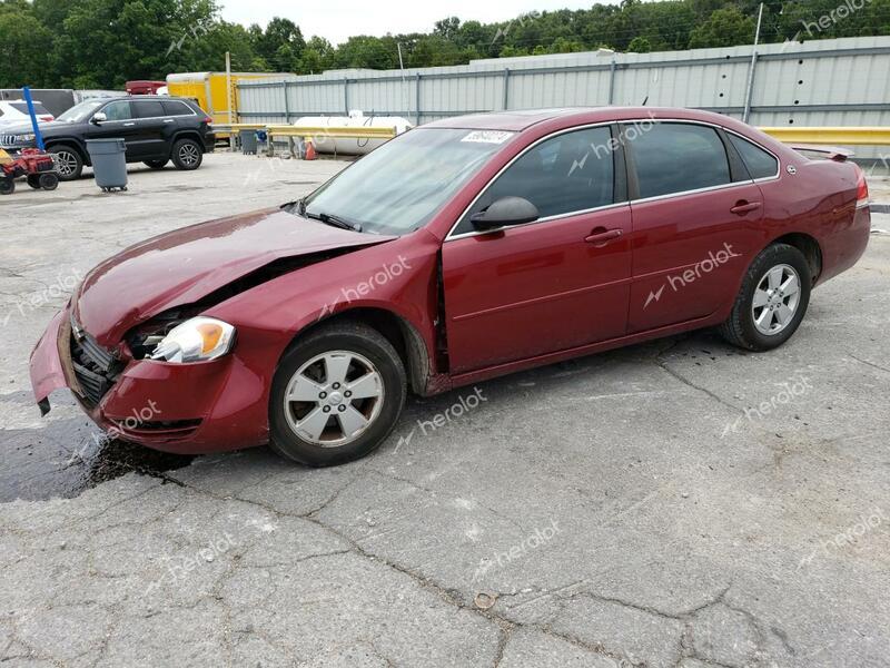 CHEVROLET IMPALA LT 2008 maroon  flexible fuel 2G1WT58K981353656 photo #1