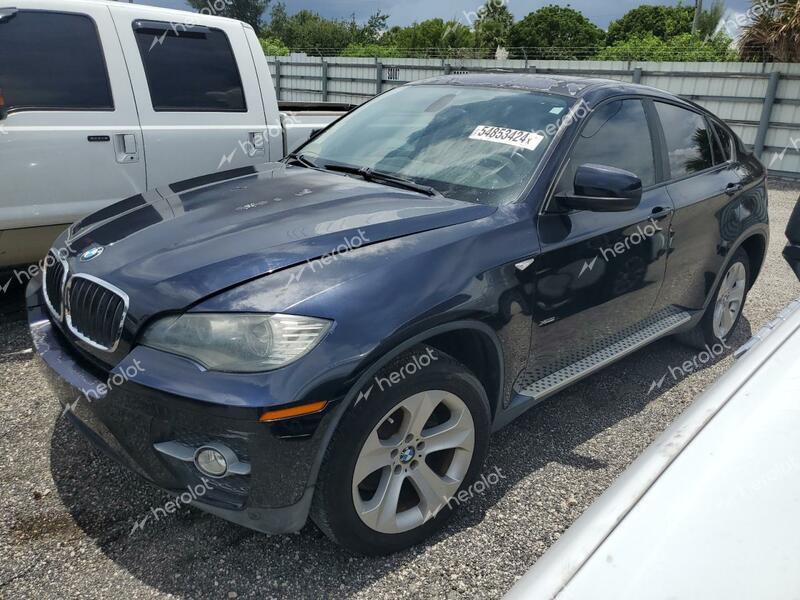 BMW X6 XDRIVE3 2012 blue 4dr spor gas 5UXFG2C52CL778939 photo #1