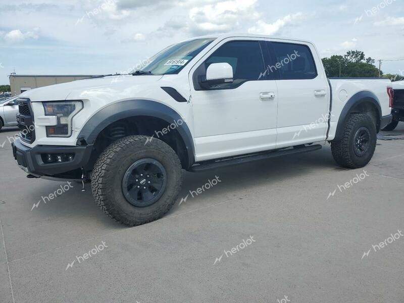 FORD F150 RAPTO 2018 white  gas 1FTFW1RG0JFA05471 photo #1