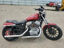 HARLEY-DAVIDSON XL883 2005 red road/str gas 1HD4CAM1X5K400773 photo #2