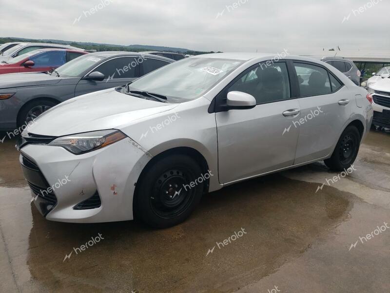 TOYOTA COROLLA L 2017 silver  gas 2T1BURHE9HC790627 photo #1