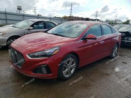 HYUNDAI SONATA SPO 2018 red  gas 5NPE34AF4JH723135 photo #2