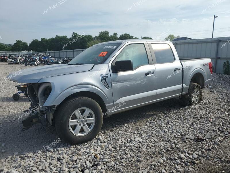 FORD F150 SUPER 2023 silver  gas 1FTFW1E87PFA37759 photo #1