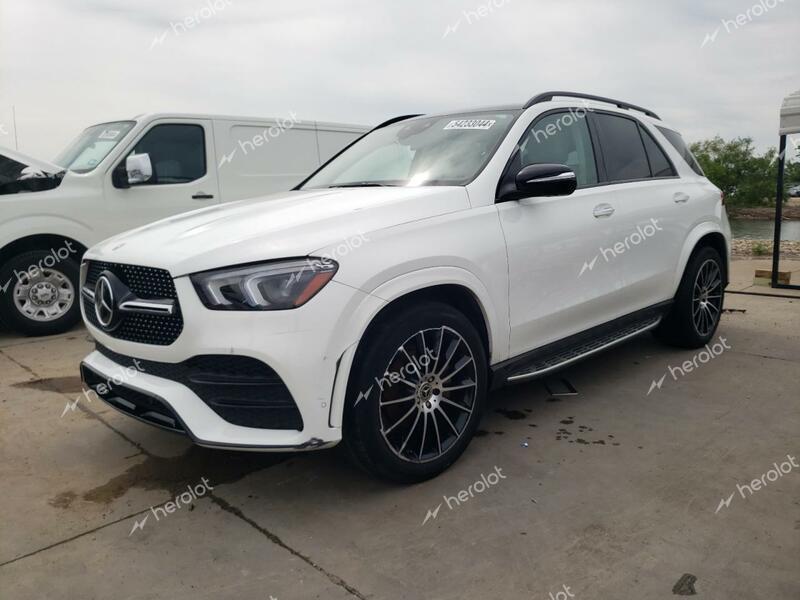 MERCEDES-BENZ GLE 350 2021 white  gas 4JGFB4JB7MA490539 photo #1