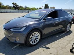 TESLA MODEL X 2017 gray  electric 5YJXCBE29HF061260 photo #2