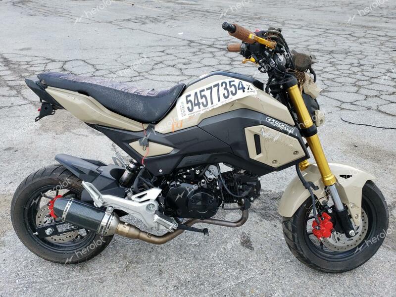 HONDA GROM 125 2019 tan  gas MLHJC7512K5106846 photo #1