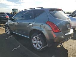 NISSAN MURANO SL 2006 gray 4dr spor gas JN8AZ08W66W527845 photo #3