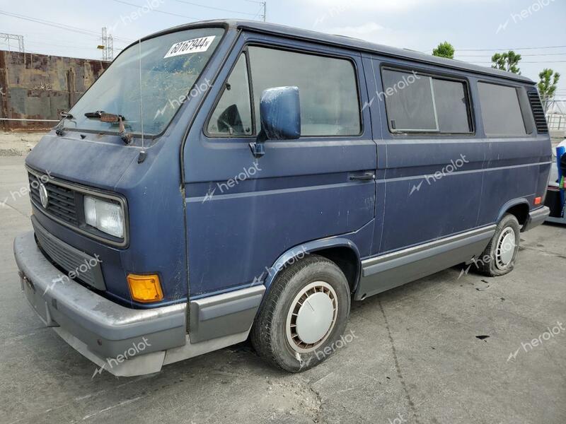 VOLKSWAGEN VANAGON BU 1990 blue  gas WV2YB0253LH092394 photo #1