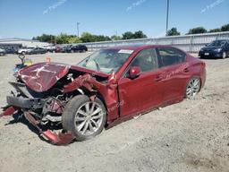 INFINITI Q50 BASE 2015 red  gas JN1BV7AP7FM333234 photo #2