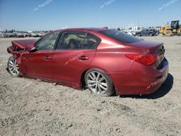 INFINITI Q50 BASE 2015 red  gas JN1BV7AP7FM333234 photo #3