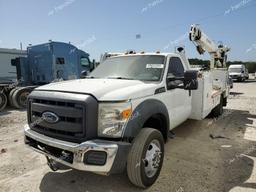 FORD F550 SUPER 2014 white chassis gas 1FDUF5HY6EEA66047 photo #2