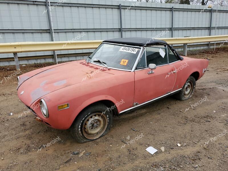 FIAT 124 1975 red   124CS10094595 photo #1