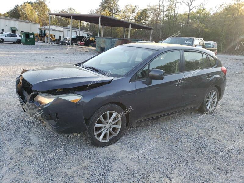 SUBARU IMPREZA PR 2013 blue station gas JF1GPAC61D2888547 photo #1