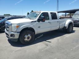 FORD F350 SUPER 2014 white crew pic diesel 1FT8W3DT6EEA73309 photo #2