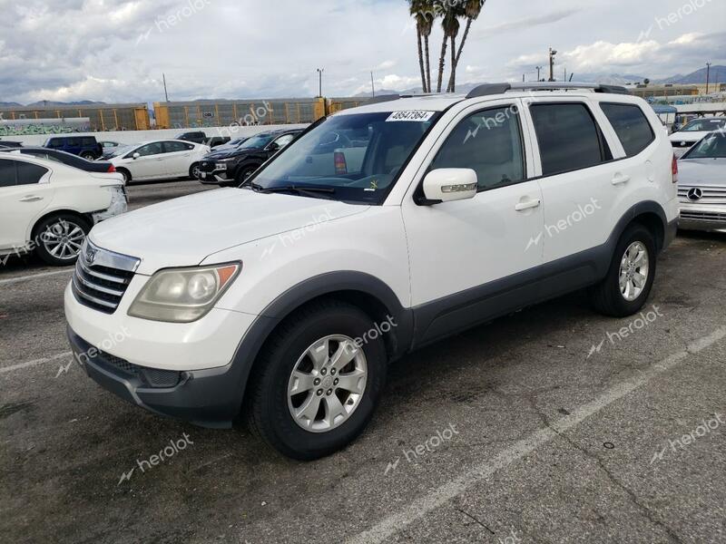 KIA BORREGO LX 2009 white 4dr spor gas KNDJH741195026082 photo #1