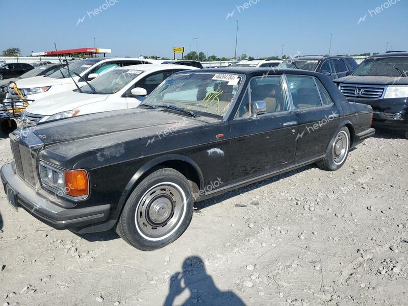 ROLLS-ROYCE SILVER SPI 1987 black sedan 4d gas SCAZS42A9HCX16721 photo #1