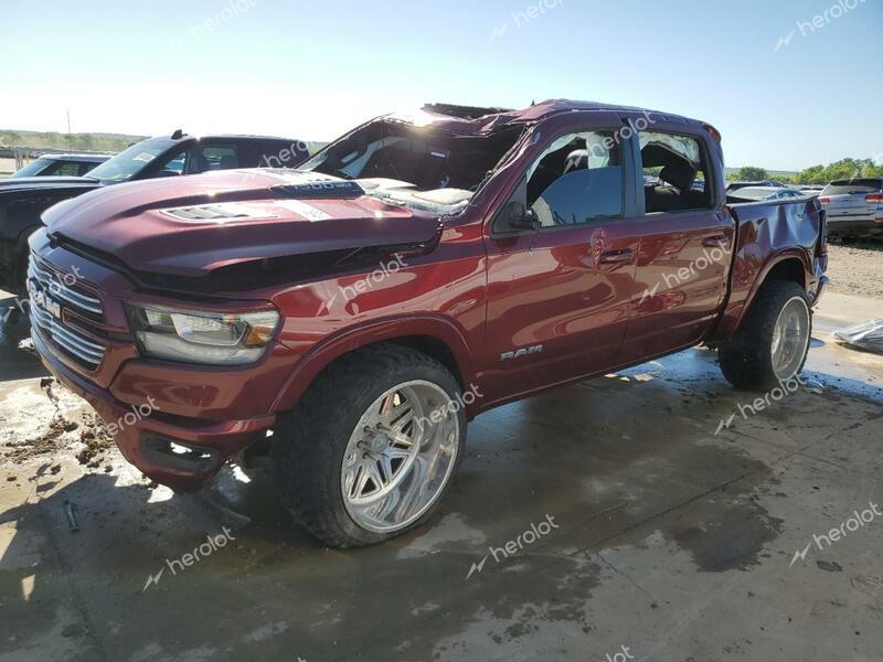 RAM 1500 LARAM 2020 burgundy  gas 1C6SRFJT1LN181473 photo #1