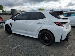 TOYOTA GR COROLLA 2023 white  gas JTNABAAE2PA005067 photo #3