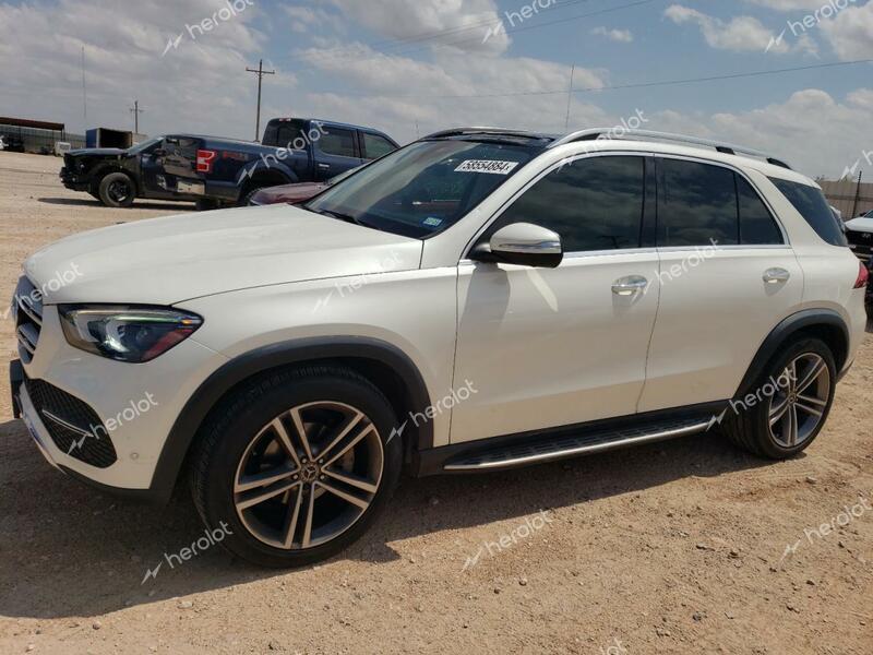 MERCEDES-BENZ GLE 350 4M 2022 white  gas 4JGFB4KB0NA686466 photo #1