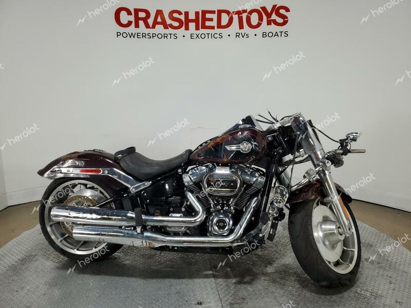 HARLEY-DAVIDSON FLFBS 2022 maroon  gas 1HD1YGK19NB029745 photo #1