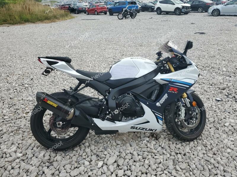 SUZUKI GSX-R750 2023 white  gas JS1GR7MA2P7100368 photo #1