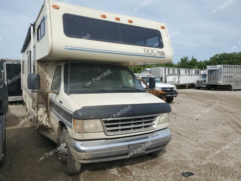 FORD MOTORHOME 1995 white motorize gas 1FDKE30G9SHA89043 photo #1