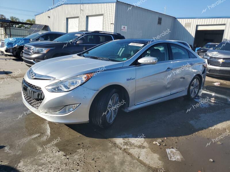 HYUNDAI SONATA HYB 2013 silver  hybrid engine KMHEC4A47DA076266 photo #1