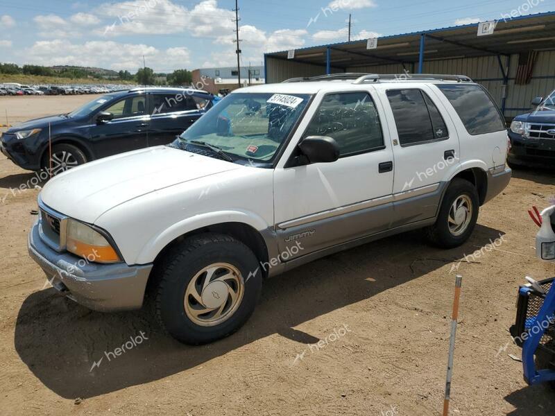 GMC JIMMY 1998 white 4dr spor gas 1GKDT13W9W2540267 photo #1