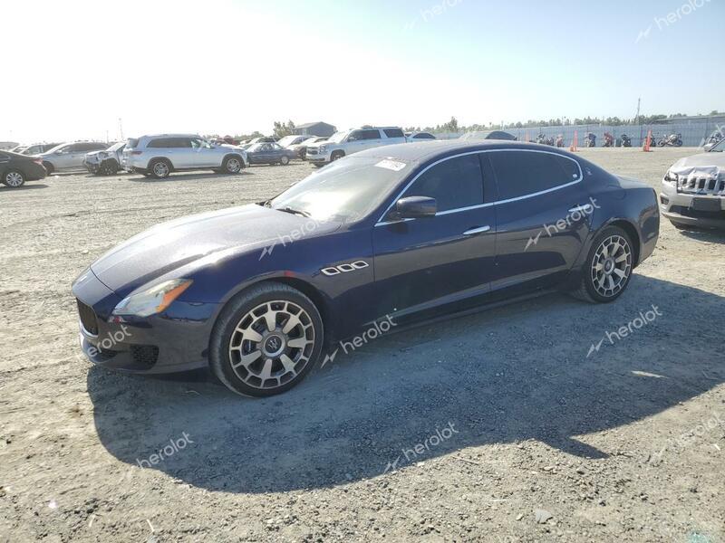 MASERATI QUATTROPOR 2014 blue sedan 4d gas ZAM56RRA5E1107188 photo #1