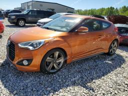 HYUNDAI VELOSTER T 2014 orange  gas KMHTC6AE0EU193750 photo #2