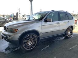 BMW X5 3.0I 2005 silver 4dr spor gas 5UXFA13535LY19089 photo #2