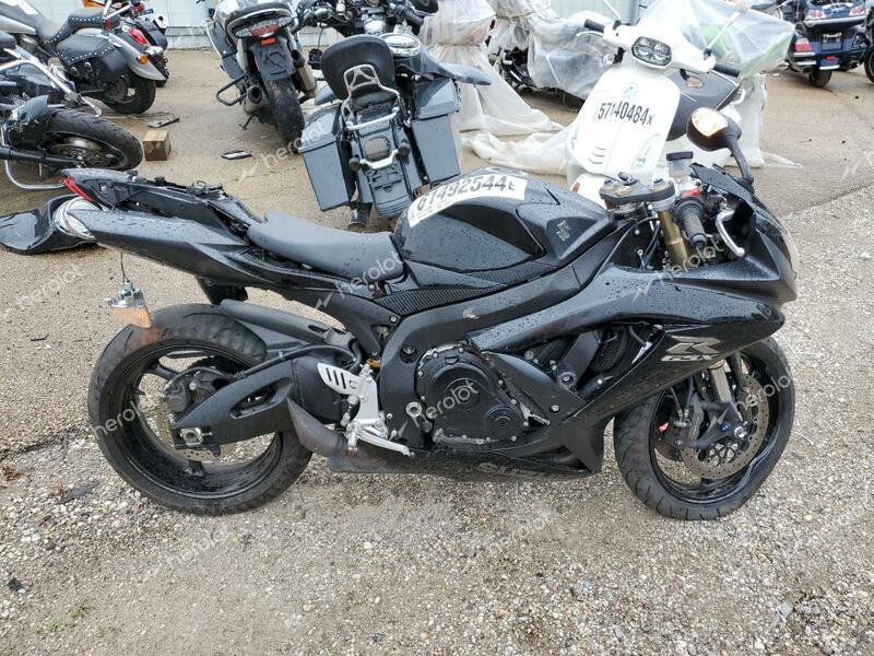 SUZUKI GSX-R600 2008 black  gas JS1GN7EA382112067 photo #1