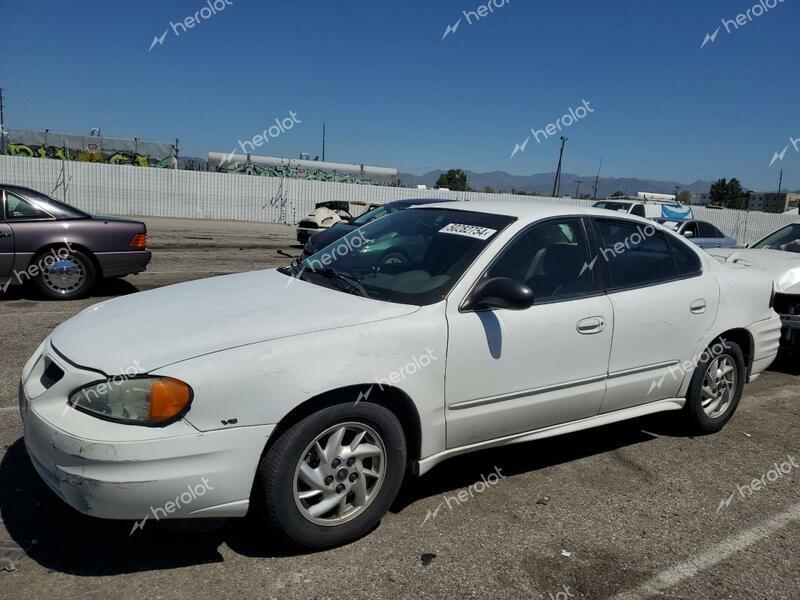 PONTIAC GRAND AM 2004 white  gas 1G2NF52E24M553603 photo #1