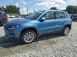 VOLKSWAGEN TIGUAN LIM 2018 blue  gas WVGAV7AX7JK000718 photo #2