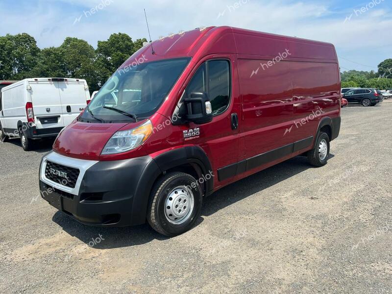 RAM PROMASTER 2019 red  flexible fuel 3C6TRVDGXKE559872 photo #1