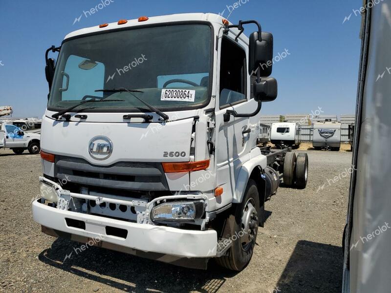 NISSAN DIESEL UD2600 2012 white tilt cab diesel JNAA410H3CAR15009 photo #1