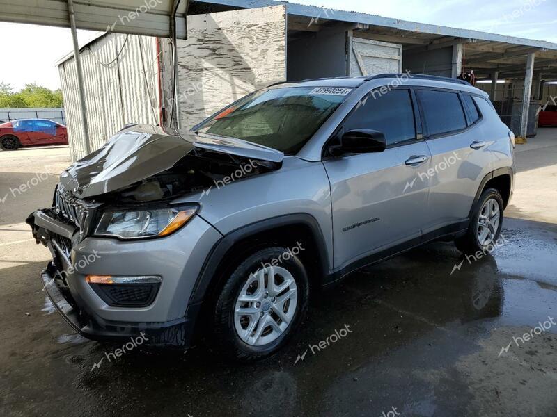 JEEP COMPASS SP 2018 charcoal  gas 3C4NJCAB3JT287004 photo #1