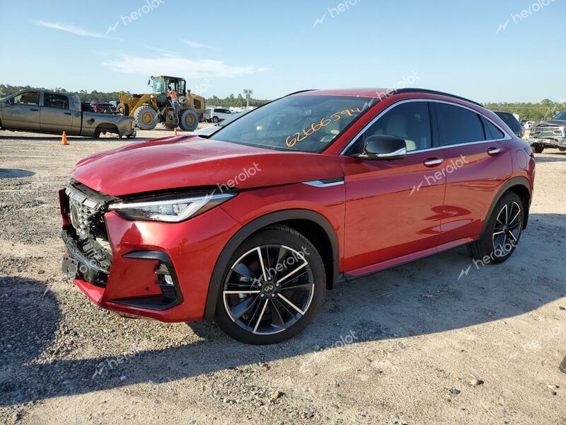 INFINITI QX55 ESSEN 2023 red  gas 3PCAJ5KR7PF115524 photo #1