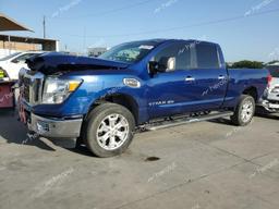 NISSAN TITAN XD S 2017 blue  gas 1N6AA1F22HN553678 photo #2