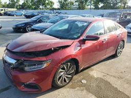 HONDA INSIGHT TO 2021 red  hybrid engine 19XZE4F94ME009092 photo #2