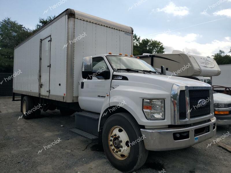 FORD F750 SUPER 2017 white conventi diesel 1FDWF7DC7HDB00523 photo #1