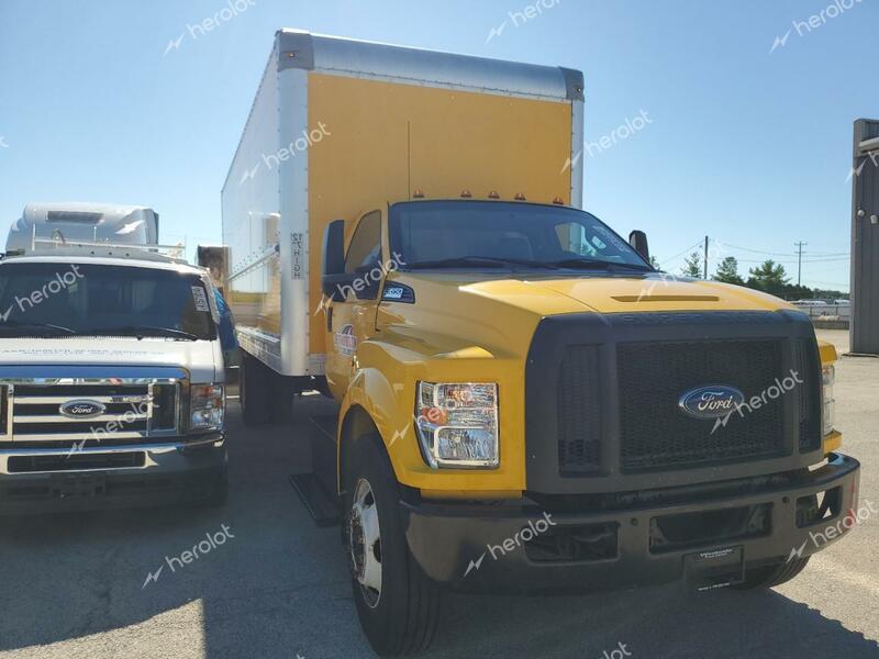 FORD F650 SUPER 2017 yellow conventi gas 1FDNF6AY4HDB01036 photo #1