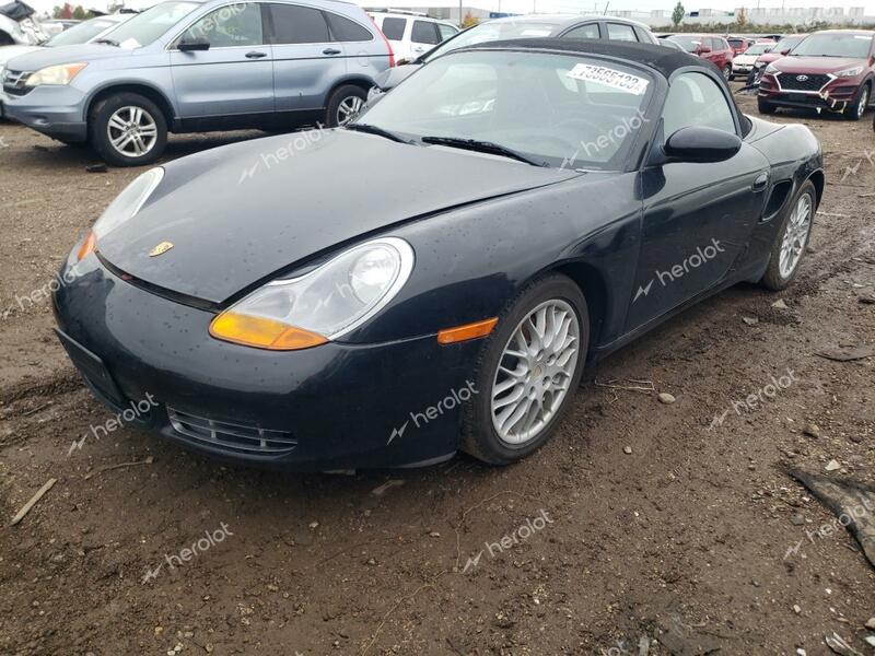 PORSCHE BOXSTER S 2001 black  gas WP0CB29861U661702 photo #1