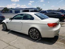 BMW M3 2010 white  gas WBSWL9C54AP332747 photo #3