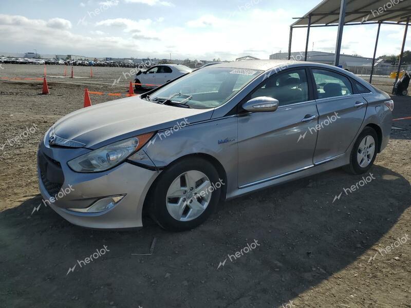 HYUNDAI SONATA HYB 2012 silver sedan 4d hybrid engine KMHEC4A46CA058047 photo #1