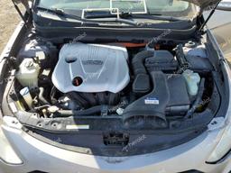 HYUNDAI SONATA HYB 2012 silver sedan 4d hybrid engine KMHEC4A46CA058047 photo #4