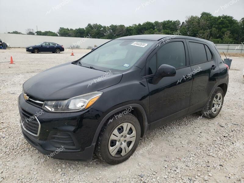 CHEVROLET TRAX LS 2018 black  gas 3GNCJKSB6JL188068 photo #1