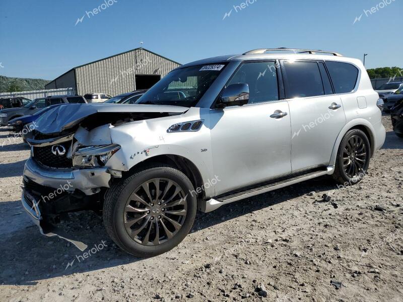 INFINITI QX80 2015 silver 4dr spor gas JN8AZ2NE7F9084529 photo #1