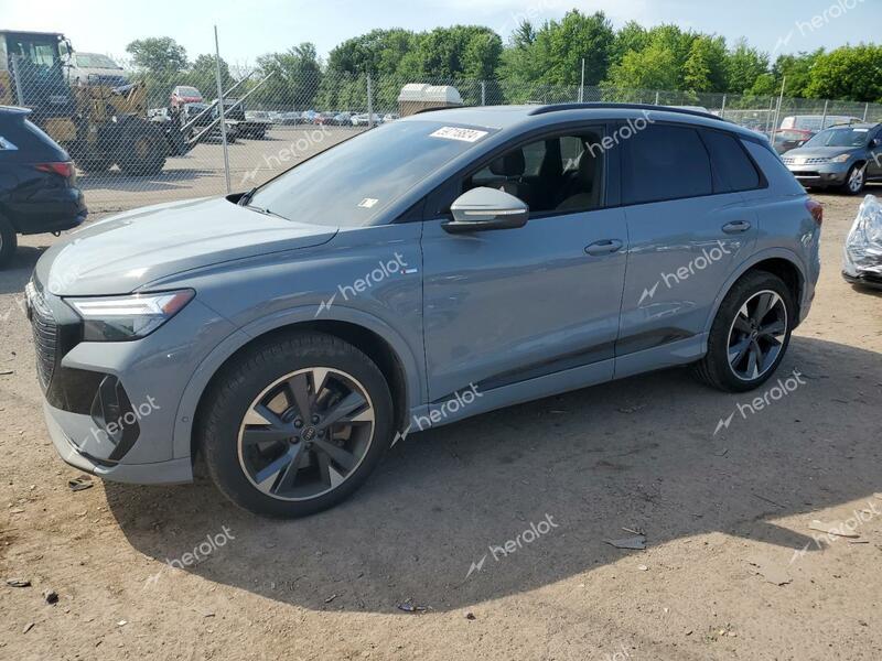 AUDI Q4 E-TRON 2023 gray  electric WA1L2BFZ3PP071438 photo #1